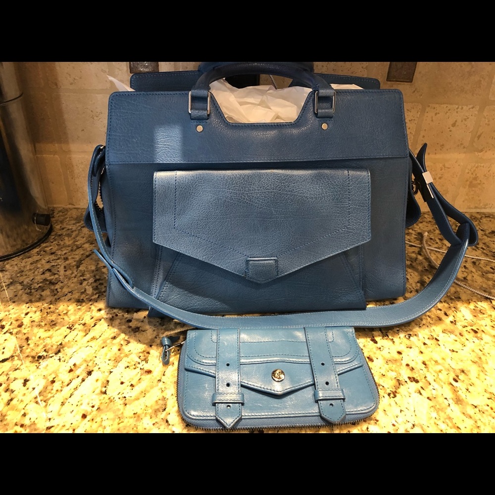 Proenza Schouler PS13 lg satchel and PS wallet